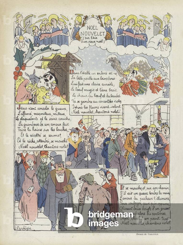 Illustration für Le Rire (Farblitho)