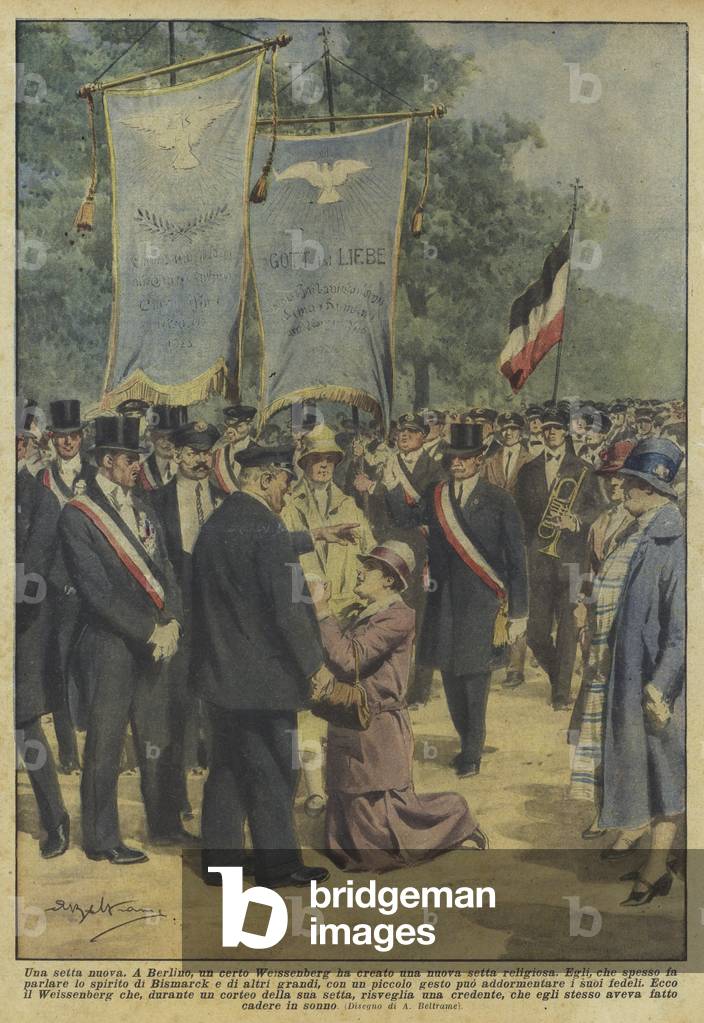 A new sect (colour litho) by Achille Beltrame