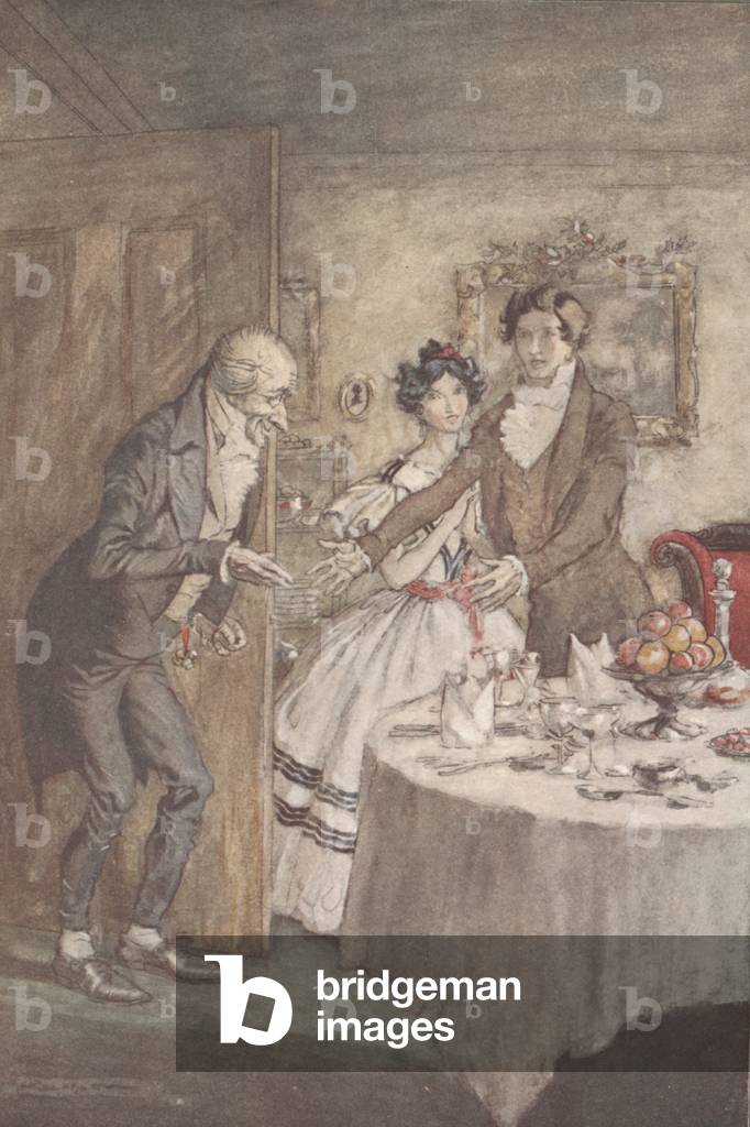 'It is I, your Uncle Scrooge', 1915 (colour litho)