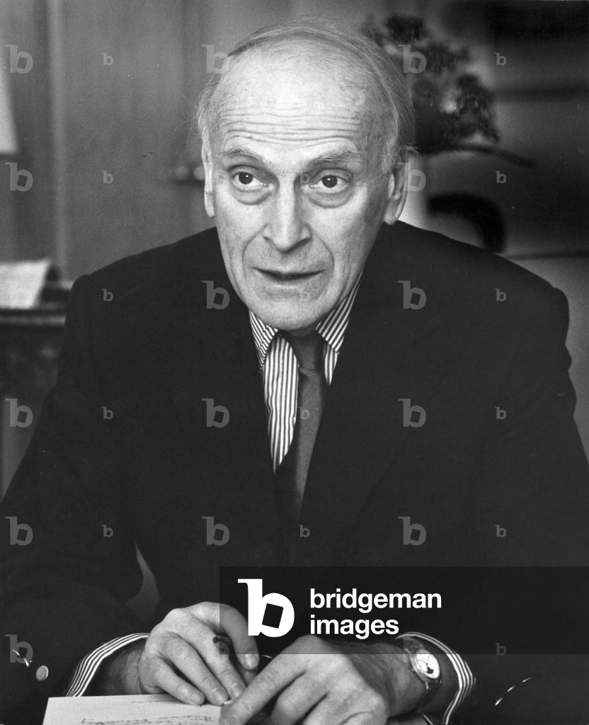 Bild von Fotografie "Yehudi Menuhin" 1985 von Ingrid von Kruse