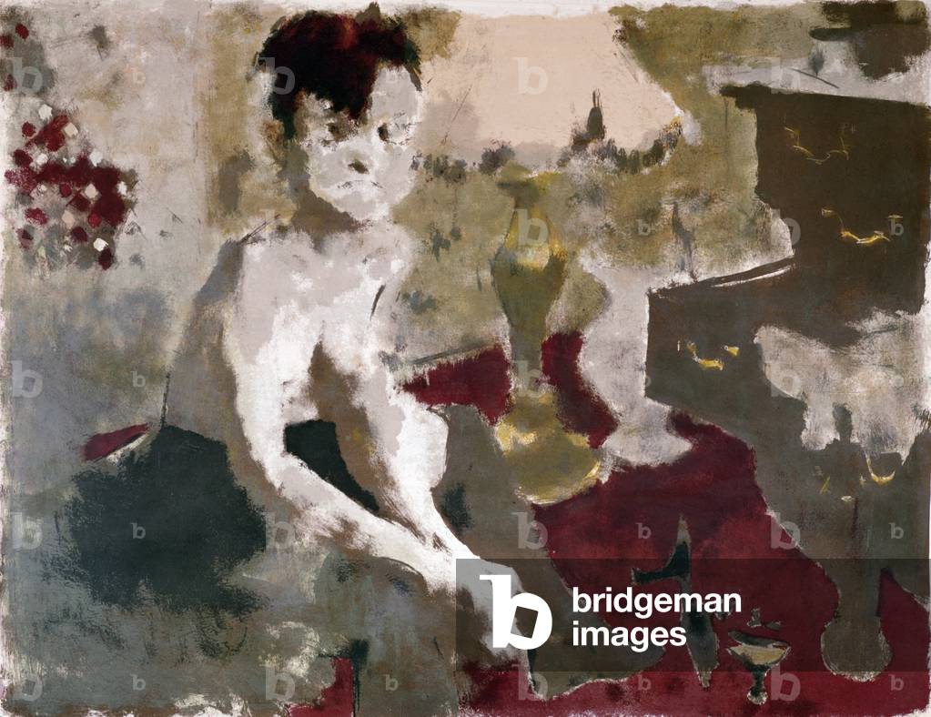 Angelo Blu (olio su tela)