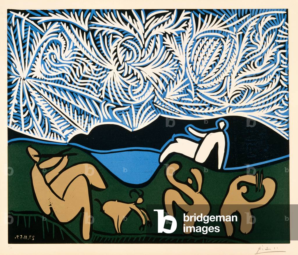 Bacchanale, 27 novembre 1959 (linocut)