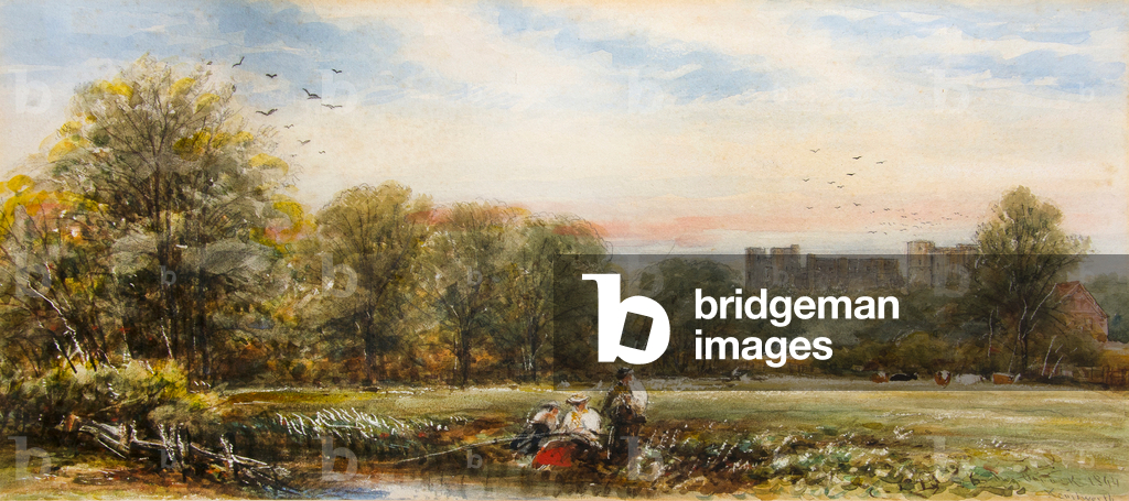Bild von Zeichnung "Kenilworth" 1844 von James Orrock