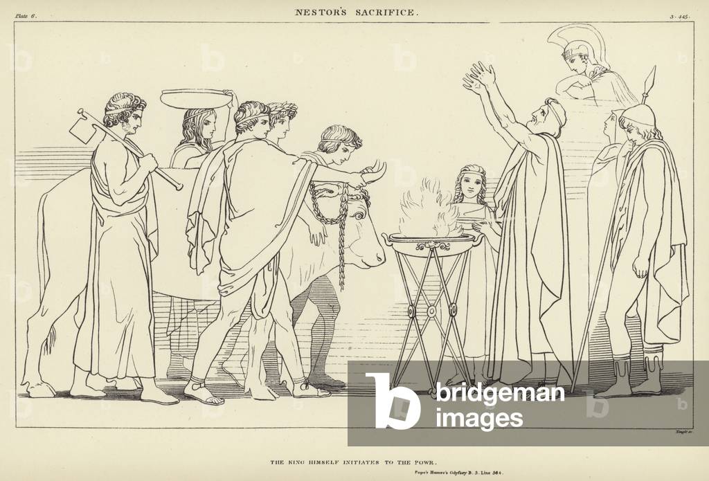 Nestors Opfer (Gravur)