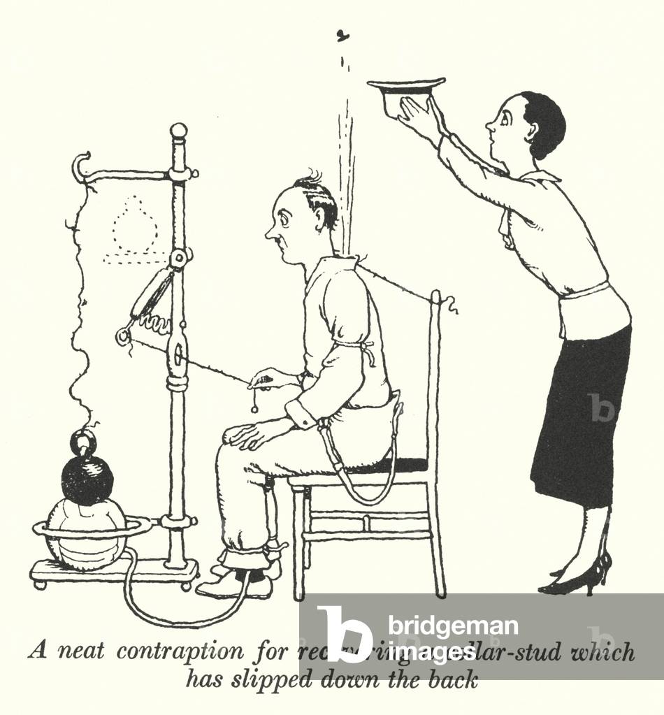 Un congegno pulito per recuperare un colletto che è scivolato lungo la schiena (lito)