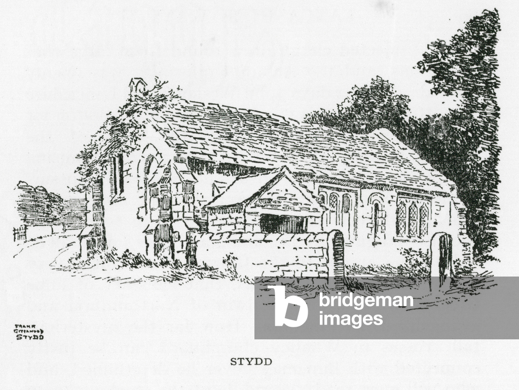 Image of Print depicting Stydd (litho) 1901 by Frank Greenwood