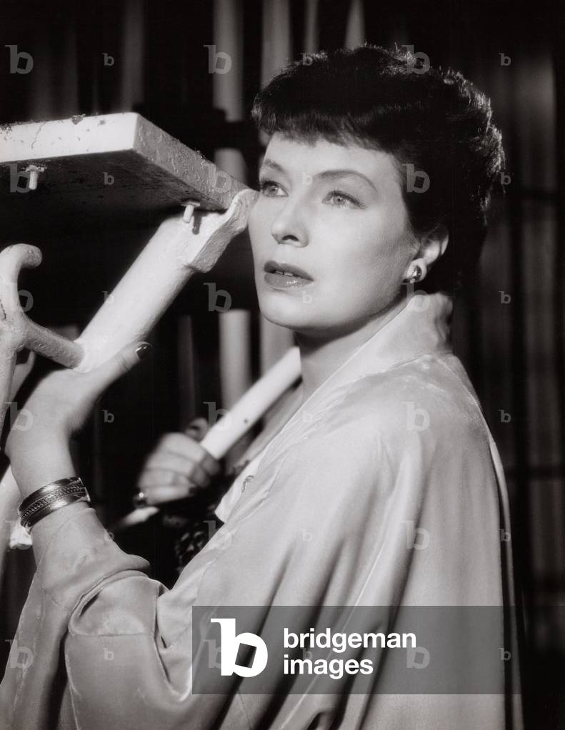 Deutsche Theater- und Filmschauspielerin Ilse Steppat, Deutschland um 1952 (s/w Foto)