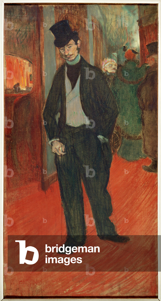Docteur Gabriel Tapie de Celeyran in einem Theaterkorridor, 1893-94 (Öl auf Leinwand)