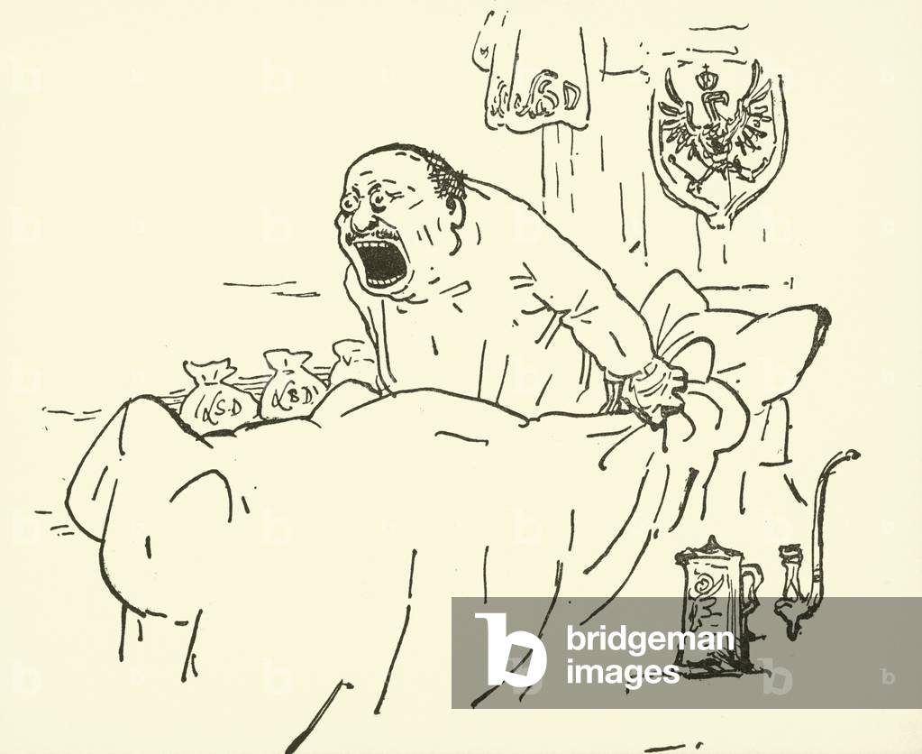 Immagine di Stampa "Sig. Alfred Beit (lito)" di Gilbert Keith Chesterton, b/w