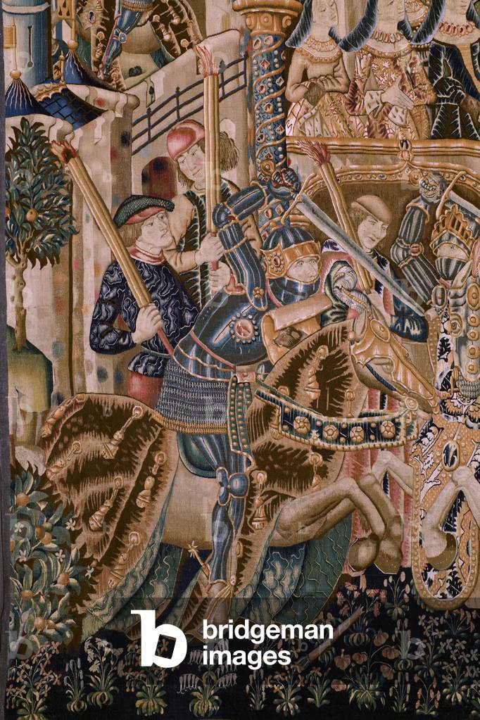 Flämischer Wandteppich. Serie Die Geschichte von Thebe (De geschiedenis van Thebe-La Historia de Tebas): Tidio