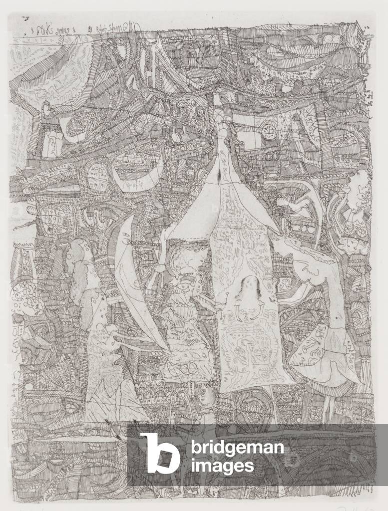 Gluck's Genug, 1962 (etching)