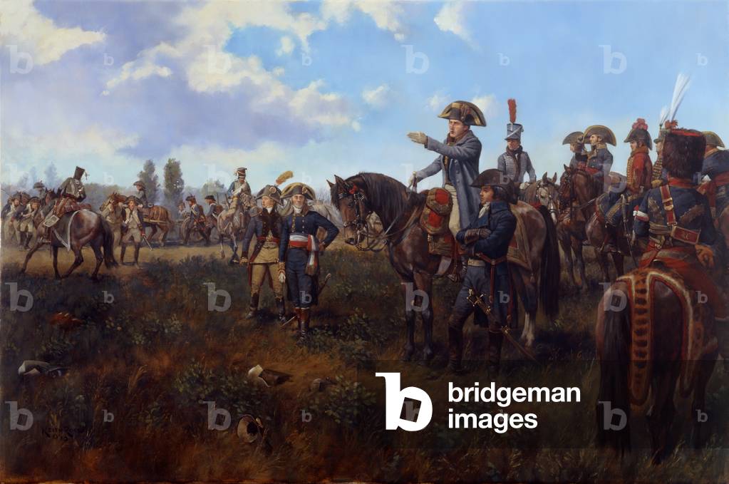 Immagine di Dipinto "Marengo - Napoleone e Dasaix" 2010 di Keith Rocco