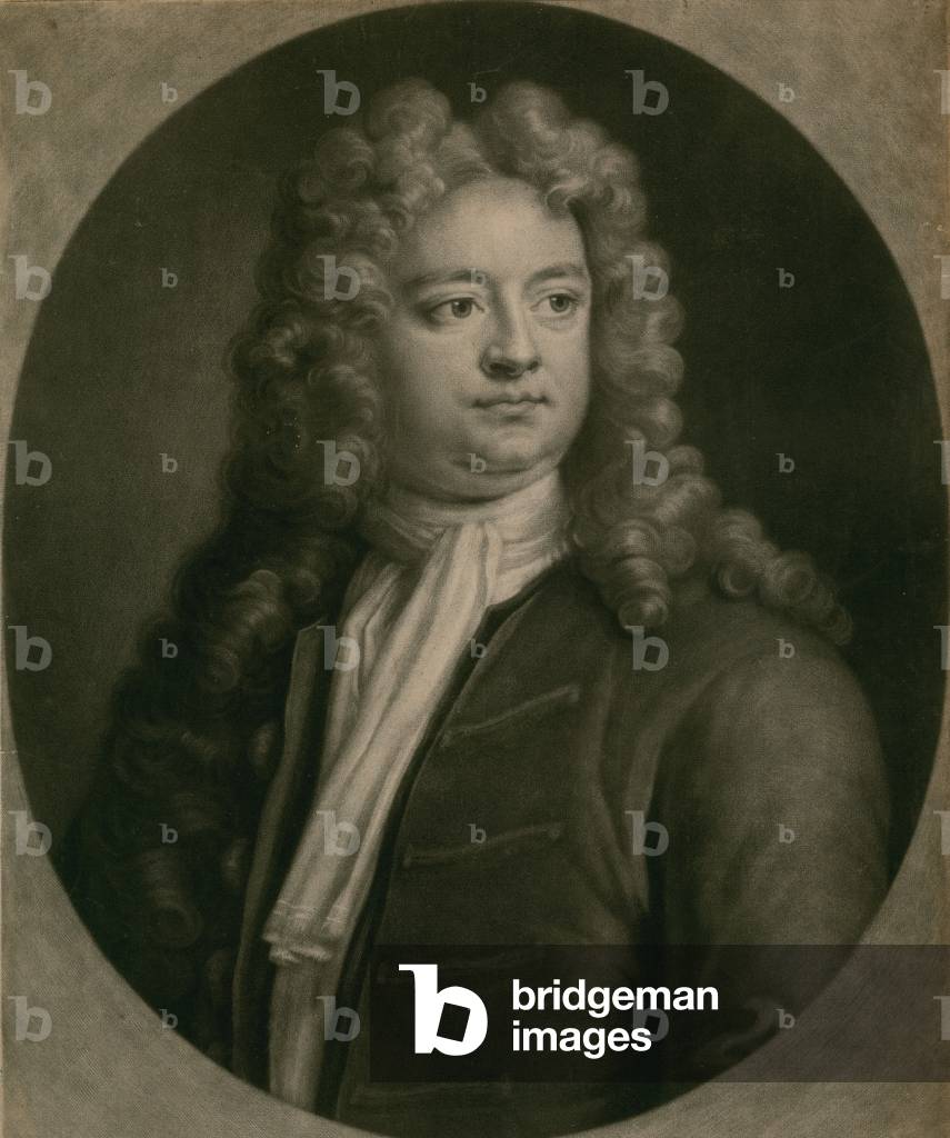 Mr Richard Steele (engraving) by English Artist
