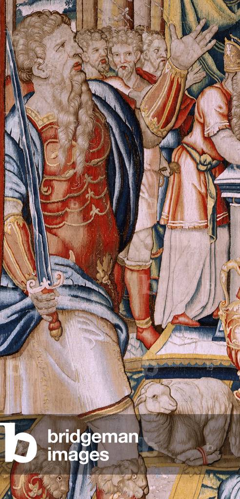 Immagine di Arazzo "arazzo fiammingo. Serie La storia di Hannibal. Giuramento di Annibale (Juramento de Aníbal