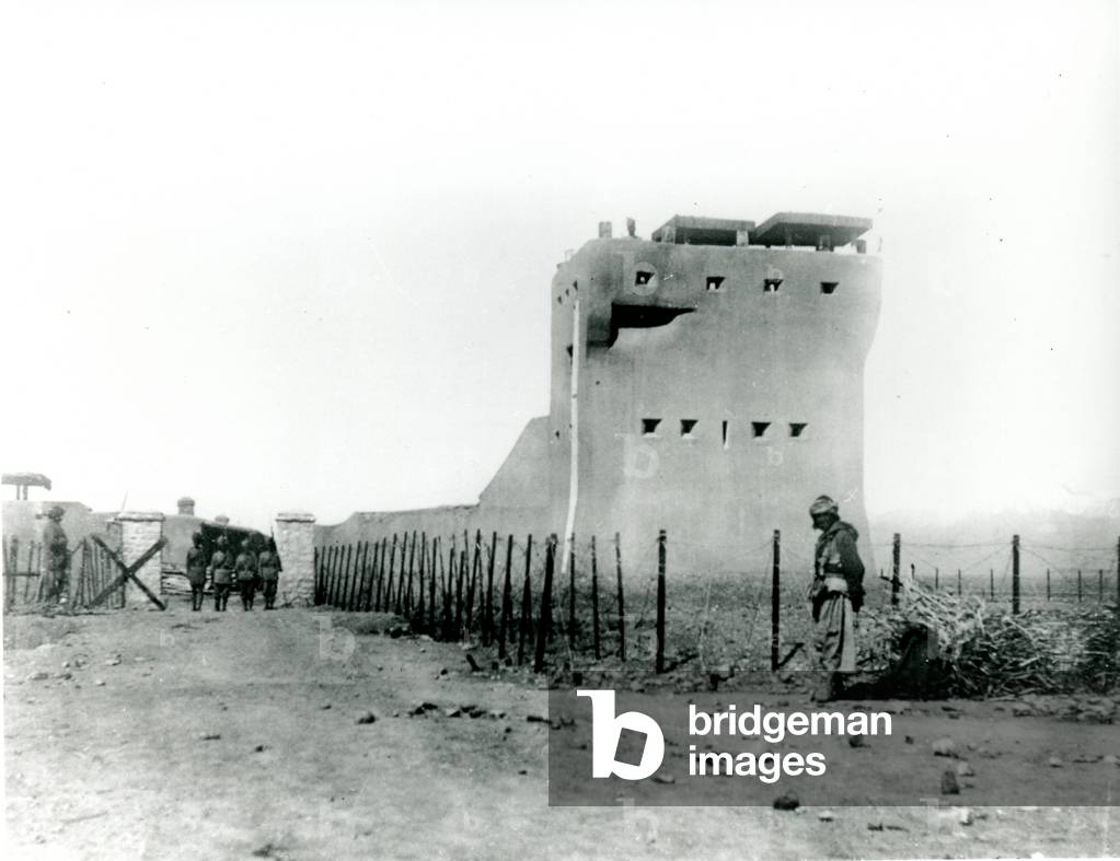 Image of Entrance to Wana Post, northwest Pakistan, border with