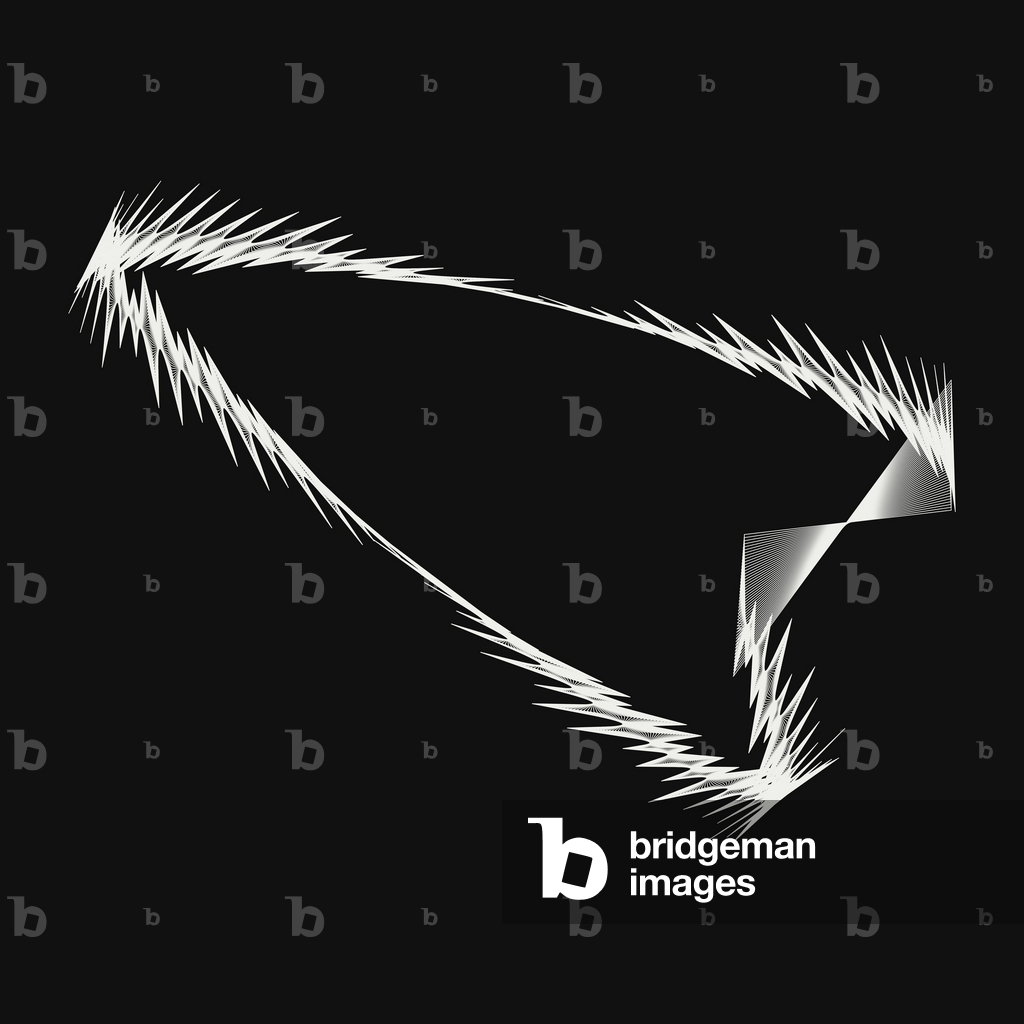 Frozen Trajectories 024,2026 (algorithmic art )