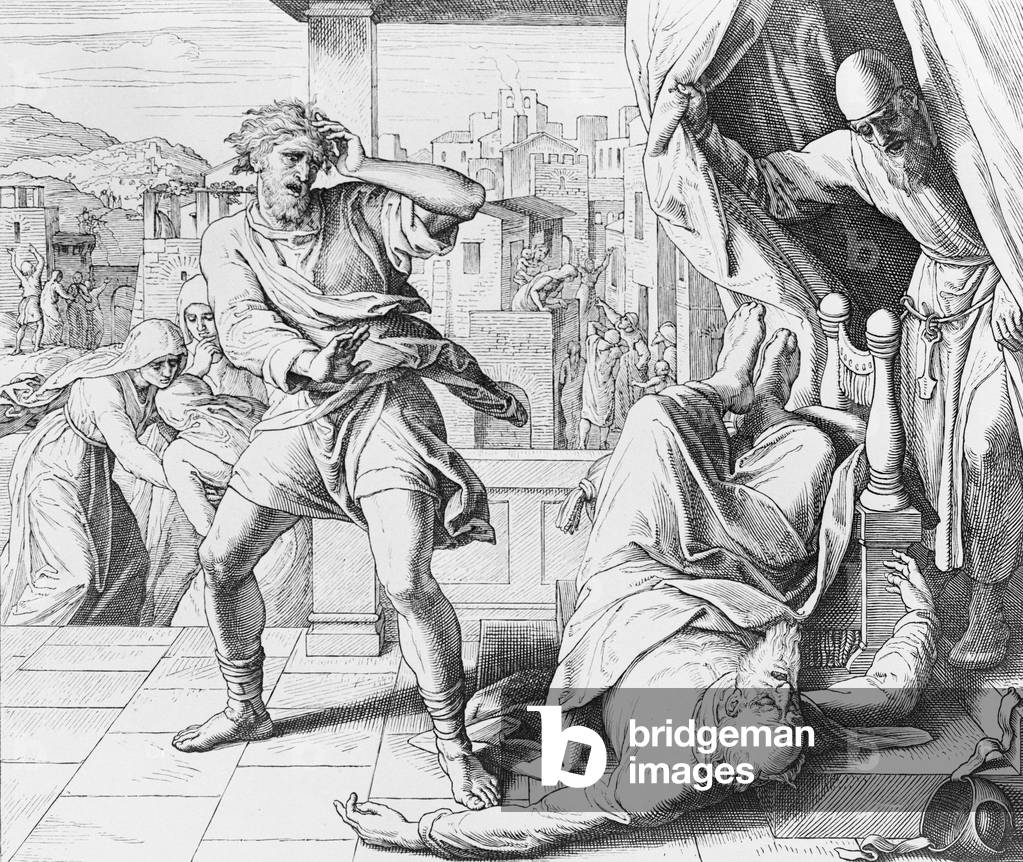 "Scena dal Vecchio Testamento della Sacra Bibbia", b/w