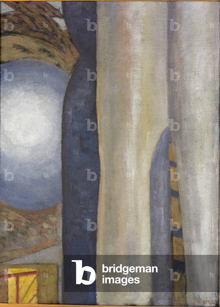 Silberne Panzer, 1929 (Öl & Metallic-Farbe auf Leinwand, auf Platte montiert)