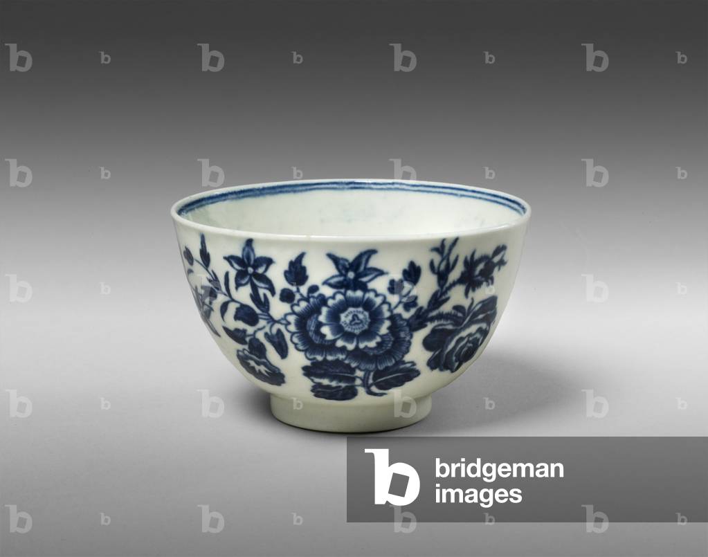 Teabowl, c. 1770-1783 (porcellana in pasta morbida con stampa transfer)