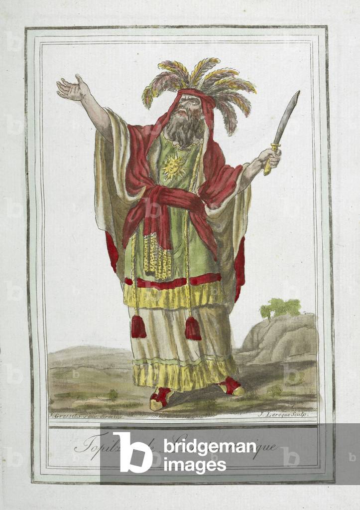 "Topibzin de L'ancien Mexique. Eine mythologische Figur aus Mexiko"