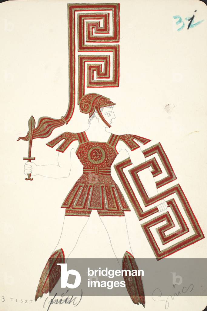 Tiszt, 1928 (w/c on paper)