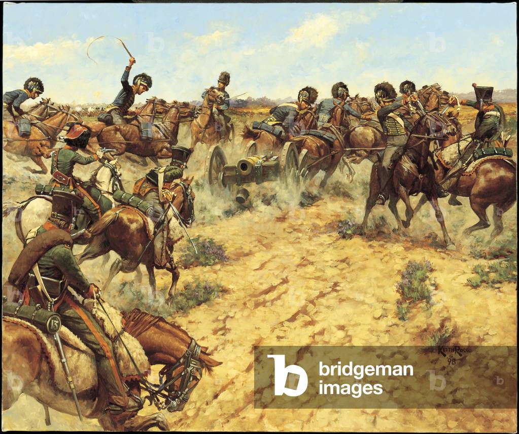 Bild von Gemälde "Die Verfolgung - 1810" 1998 von Keith Rocco