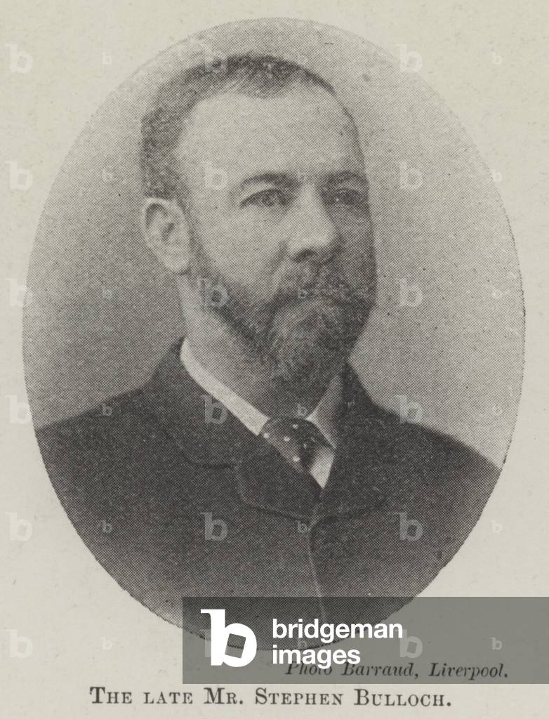 Bild von Fotografie "Der verstorbene Herr Stephen Bulloch (s/w Foto)" 1898 von English Photographer