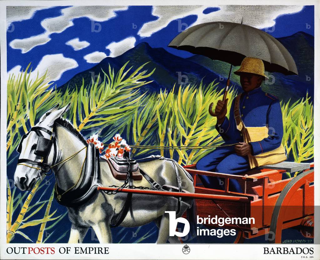 Avamposti di Impero, Barbados, 1936 (colore lito)