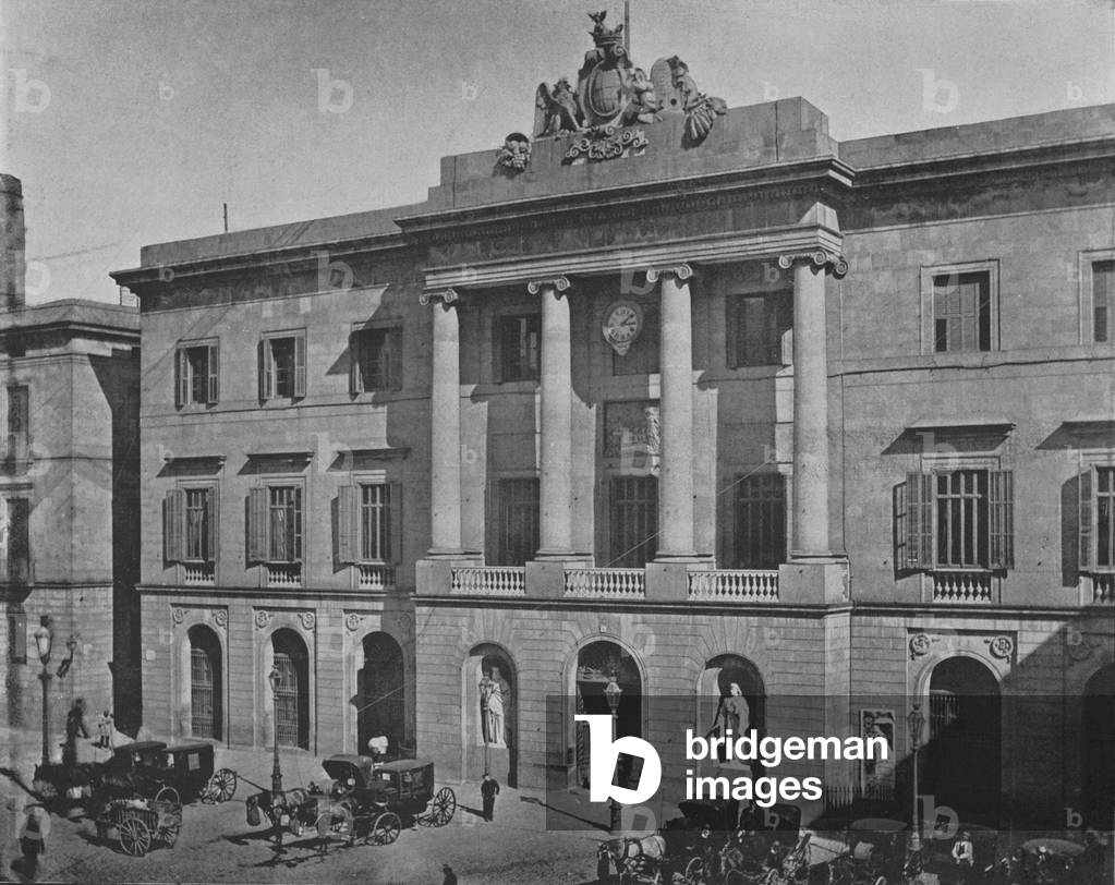 Immagine di Fotografia "Barcellona: Casa Consistorial (foto in b/n)" di Fernando Rus Busquets