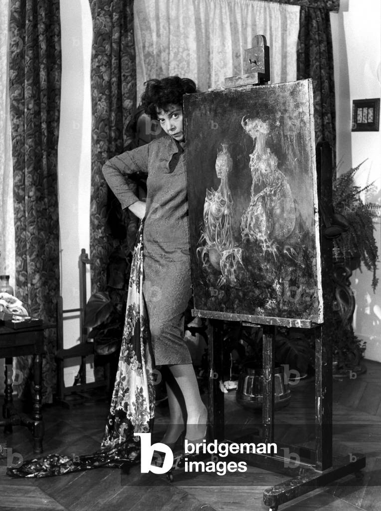 Image de Photographie représentant Leonor Fini 1960 par Leonor Fini, b/w
