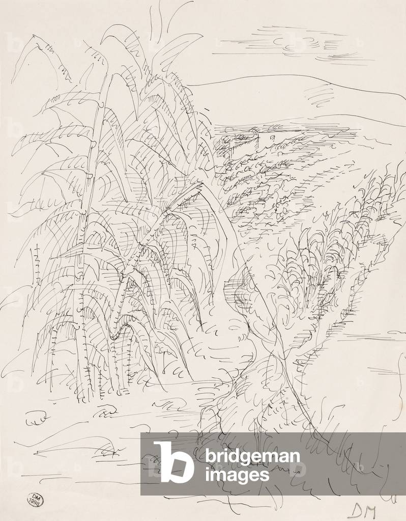 Image of Drawing depicting Landscape 1950 by Dora Maar