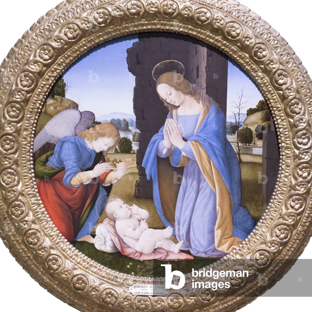 Anbetung des Christkindes, 1505-15 circa, (Tempera auf Holz)