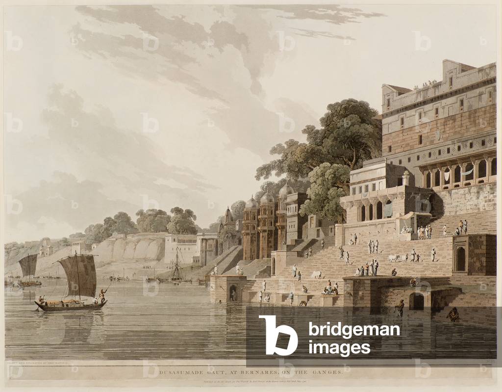 "Dusasumade Got" 1796 di Thomas Daniell