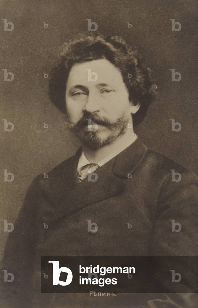 Ilya Repin, artista russo (foto b/n)