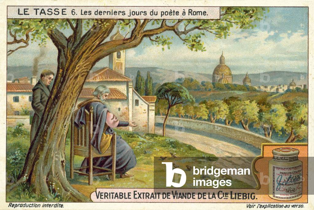Bild von Druck "Leben von Torquato Tasso (Chromolitho)" 1900 von European School