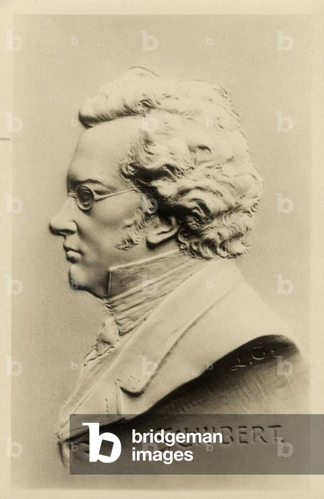 "Franz Schubert sollievo austriaco", b/w
