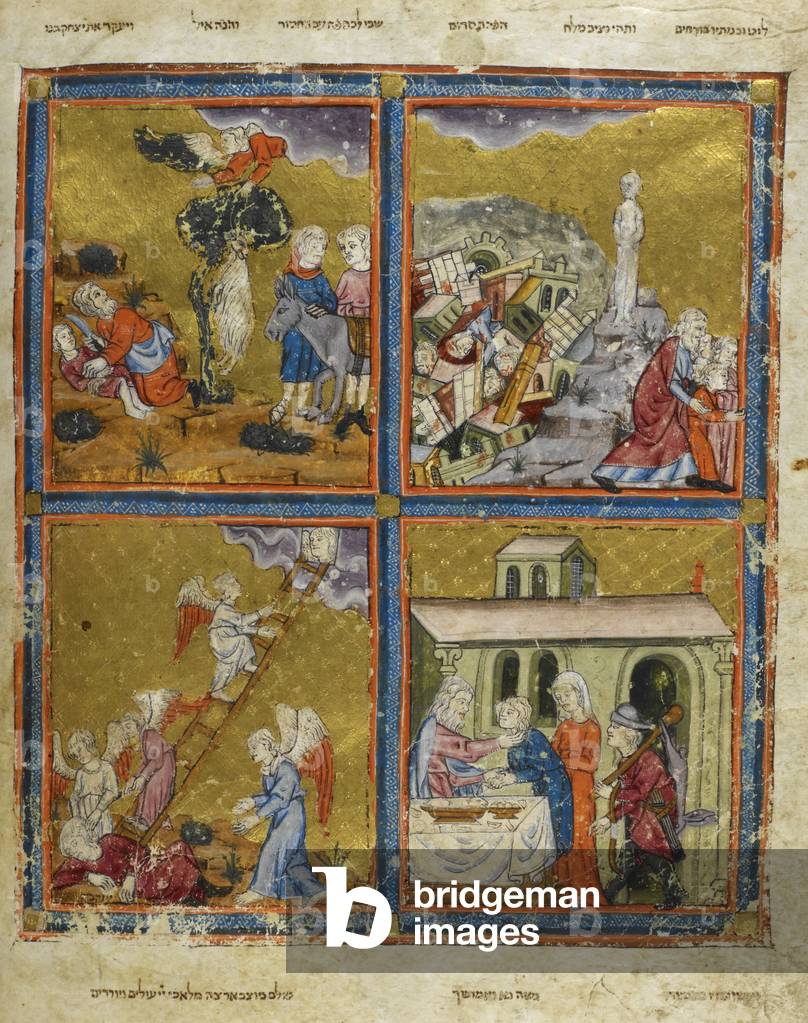 "Il legame di Isacco; Lot e le sue figlie; il sogno di Giacobbe; Isacco benedisse Giacobbe"