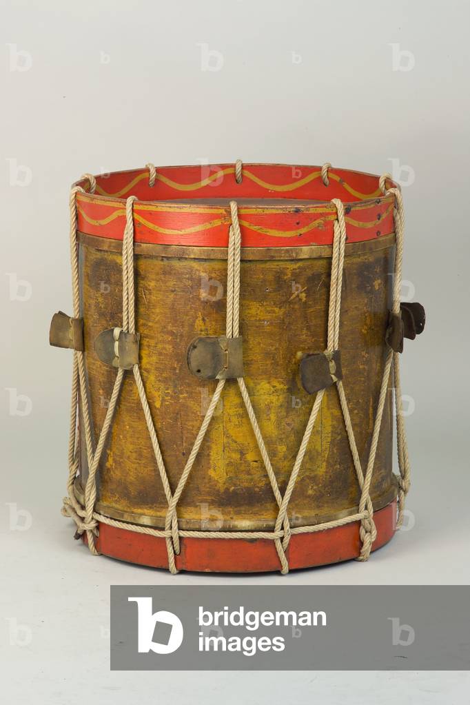Image of Others depicting Side drum used by the 42nd (Royal Highland) Regiment of Foot 1815 by British Artist