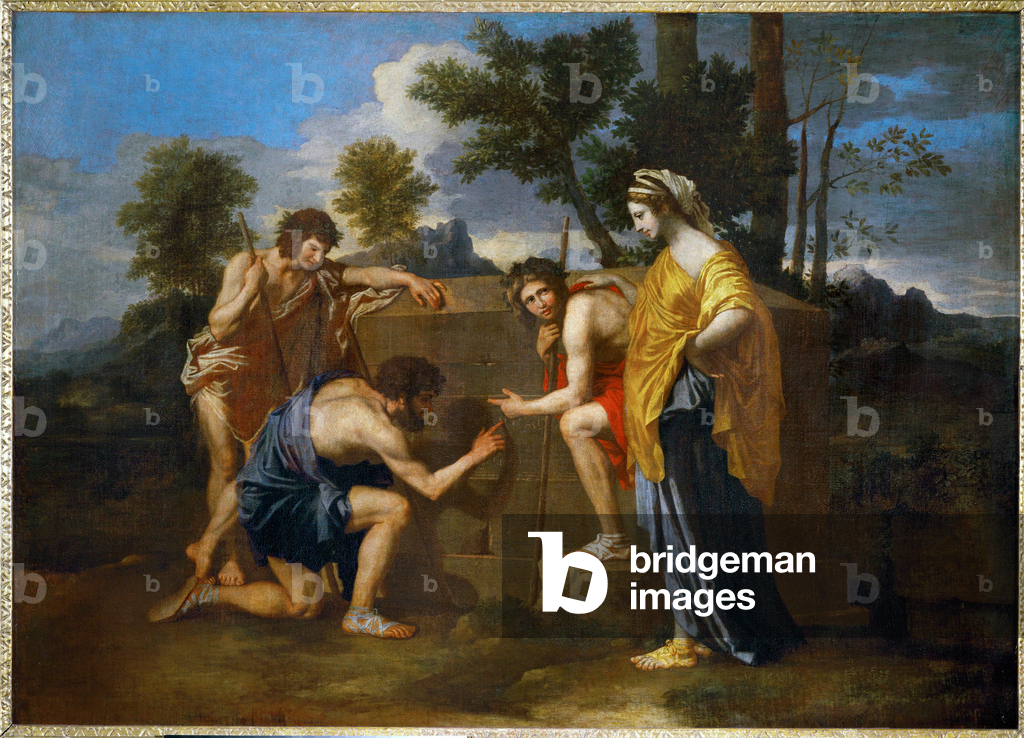 Immagine di Dipinto "Pastori arcadici ..." di Nicolas Poussin
