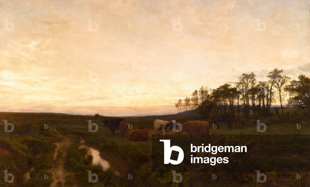 Image of Painting depicting The Evening Star 1881 by Henry William Banks Davis