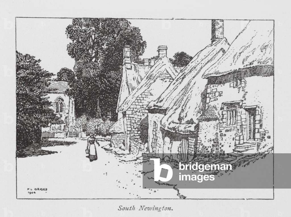 South Newington (litho)