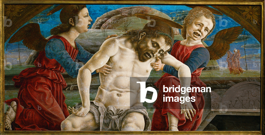 Angeli che sorreggono il Cristo morto