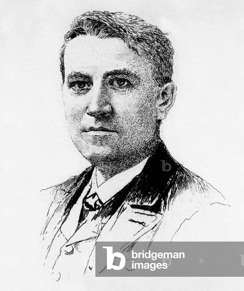 Image of Thomas Edison (18471931) American inventor, engraving, 1896