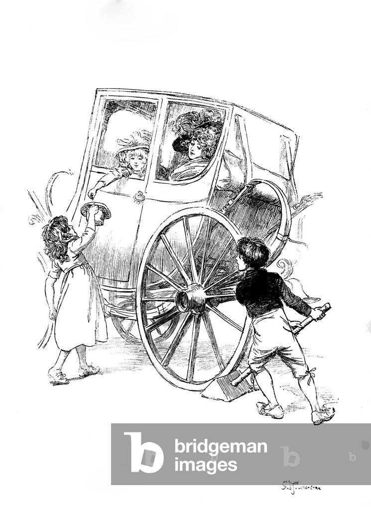 "“Geschichten von Maria Edgeworth”" von Hugh Thomson, b/w