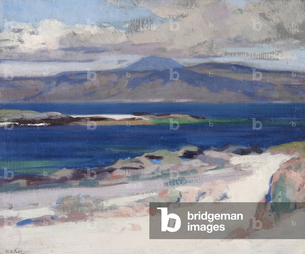 Ben More from Iona by Francis Campbell Boileau Cadell