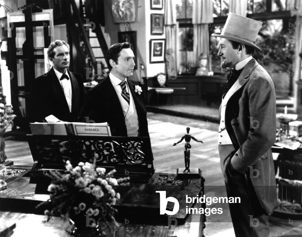 Immagine di Fotogramma "Hurd Hatfield e George Sanders", b/w
