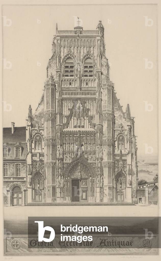 Gloria Ecclesiae Antiquae, 1937 (etching)