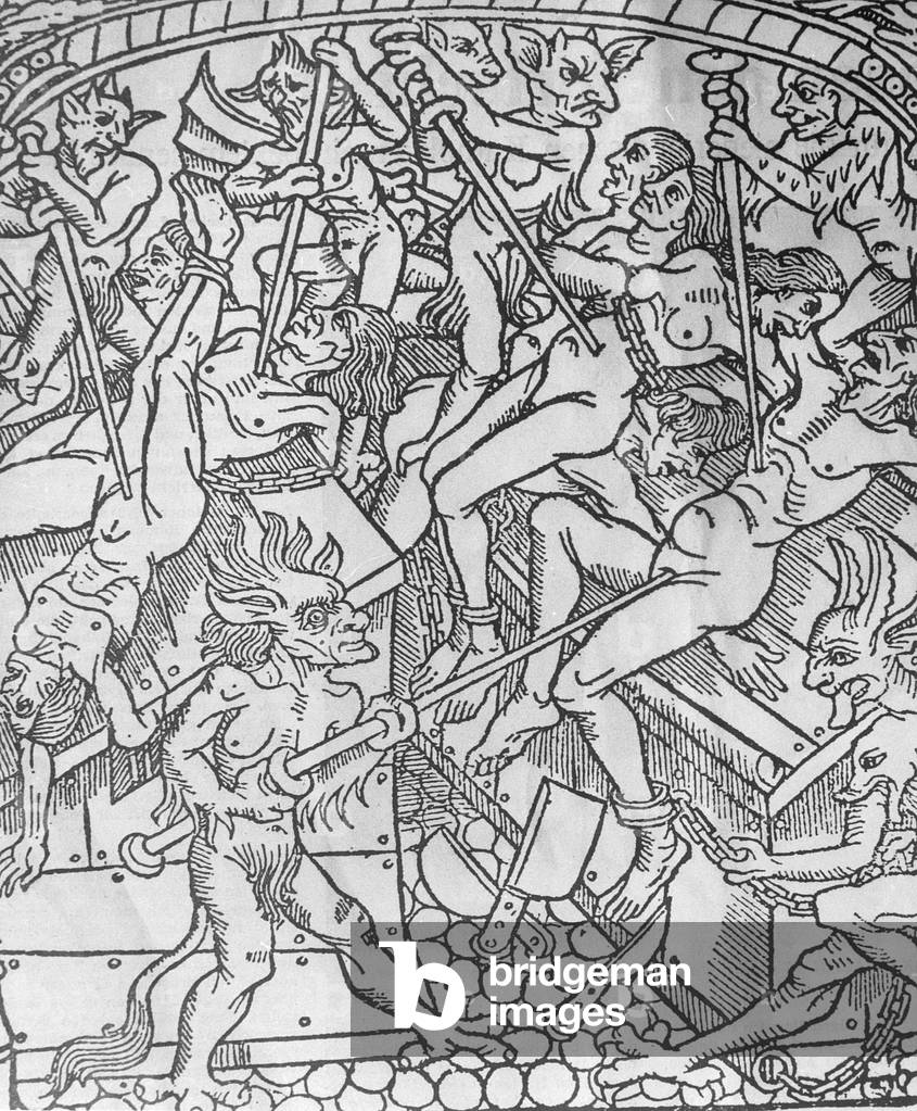 Höllen und Teufel (s/w Foto)