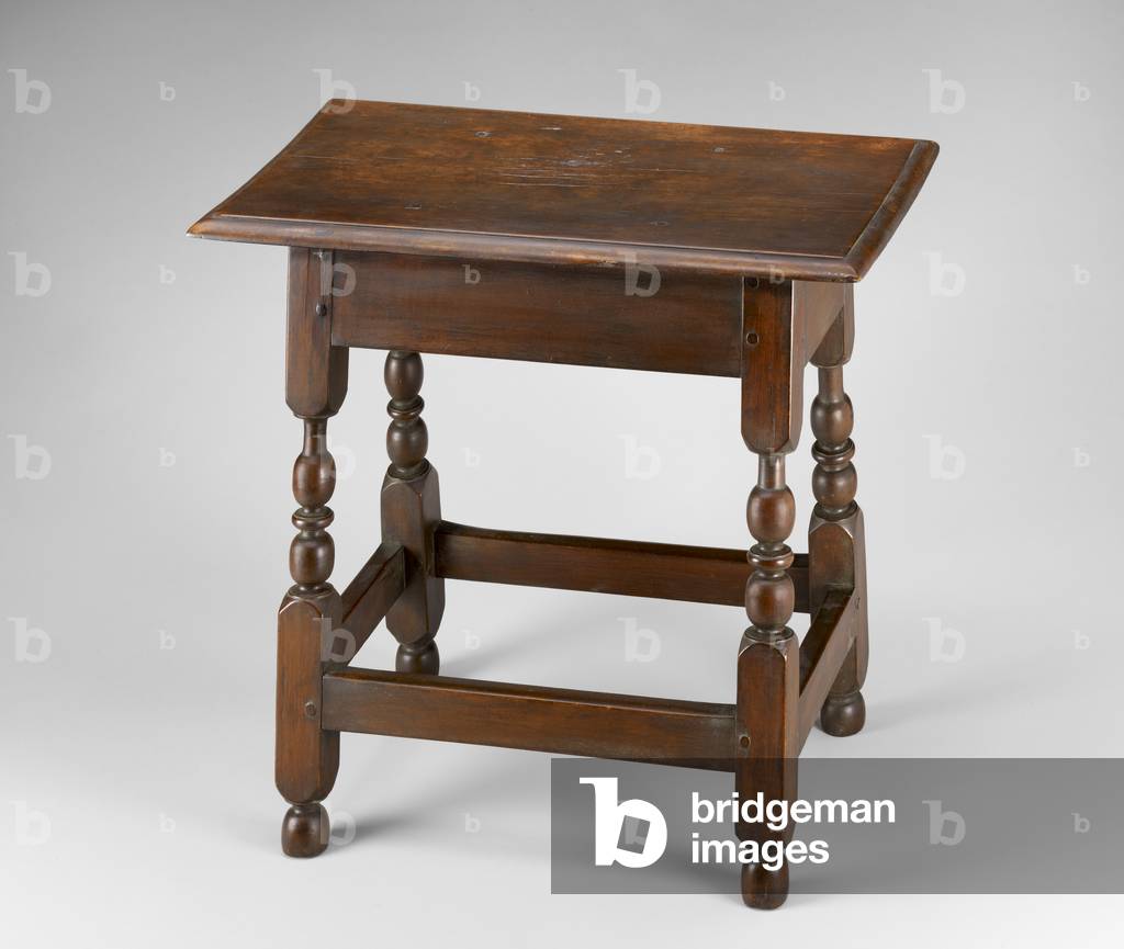 Image of Furniture depicting Table 1710 by American Artist, b/w
