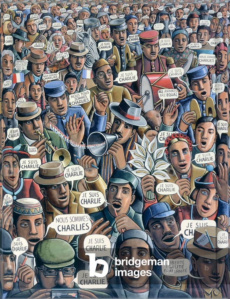 Bild von Gemälde "CHARLIE" 2015 von PJ Crook